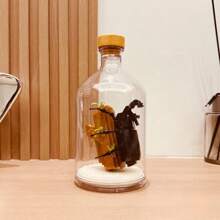 Un ensemble de décorations de bureau en blocs de construction créatifs, comprenant des papillons, des abeilles, des coccinelles, des coléoptères, des mantes, des libellules, des poulpes, des bernard-l'ermite, des poissons-globes, des blocs de construction d'hippocampes, des décorations pour la maison, des décorations créatives faites à la main et une décoration de salle de plantes en pot simulées