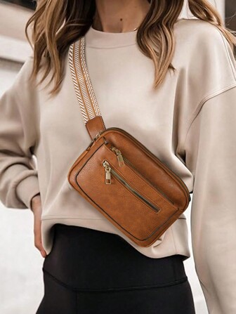 PINCNEL Mini Minimalist Women's Waterproof Chest Bag Fanny Pack For Outdoor Sports, Mother Day Gifts, Mom Gifts, Mommy's EssentialsMommy Bag For Going Out, Best Mother's Day Gift Ideas, Western Purse For Women, Bohemia Style Bag For Women, Perfect For Rodeo Occasion