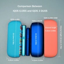 1 Set (Protective Case + Side Cover) Multi-Color Silicone Case & ABS Side Cover Set For IQOS ILUMA, Decorative Accessories For IQOS ILUMA, E-Cigarette Accessory Set; Note: Not Suitable For IQOS 3DUO, Gift Packaging Bag Gift Packaging Bag - Multicolor-for ILUMA - View 4