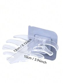 1pc  Bathroom Wall Mounted Leaf Toothbrush Razor Holder Bathroom Multifunctional Wall Mounted Leaf Toothbrush Holder - Multicolor - View 1