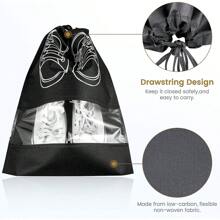 5/10 pièces Sac de rangement pour chaussures, organisateur de placard, sac de voyage non tissé portable, poche imperméable, sac suspendu pour vêtements classifiés, sac pour bottes, boîte de rangement pour chaussures, accessoires d'organisateur de chaussures pour les voyages, les vacances, les croisières, les vacances d'été, les sacs de voyage, les essentiels de voyage pour les dortoirs universitaires, la maison, l'école, l'hôtel