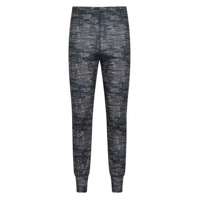 Mountain Warehouse Mens Talus Dash Print Thermal Bottoms (Black)