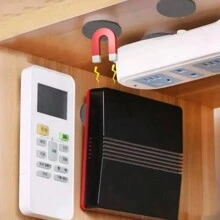 100/50/20/10/5 件圆形磁贴套装适用于冰箱贴 DIY，粘性橡胶磁点，磁性磁盘，具有强力自粘性 - 彩色 - 查看 5