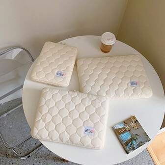 1pc Fashionable And Simple Plaid Anti-Collision 11-Inch Tablet Inner Bag 13-Inch 14-Inch 15-Inch Hand File Bag Laptop Bag