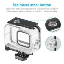 Puluz PULUZ For GoPro HERO12 Black /11 Black /10 Black /9 Black 60m Waterproof Housing Protective Case With Buckle Basic Mount & Screw