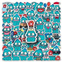 50pcs  PVC Stickers Waterproof Decorative Stickers Fun Valentine's Day Gifts Badtz-Maru Pompompurin Mimmy Hangyodon Sam Rilakkuma Tuxedo Double Star Melody  Big Eared Dog Big-Eyed Frog