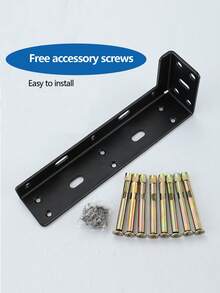 Floating Bracket Hanger Invisible Hanging Clamp For Heavy Duty Cabinet, Bathroom, Narrow Shelf Support - A Pack Of 2 - View 2