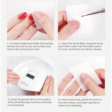 60毫升指甲清洁水美甲笔刷清洁液指甲油清洁卸甲水美甲沙龙DIY刷子清洗水美甲套装