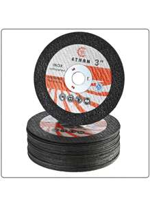 10 piezas/paquete Hoja de corte de 3 pulgadas 75 mm Accesorios de corte héroe de acero pequeño Rueda de esmerilado Hoja de amoladora de ángulo mini Rebanado