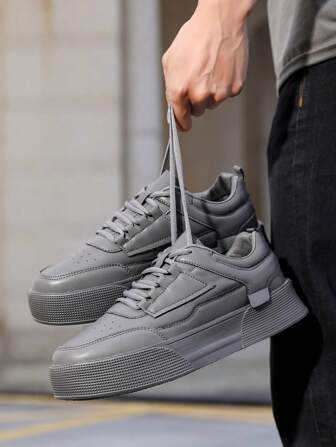 2024 New Thick Sole Elevated Sports Sneakers For Men, Spring Summer Casual Shoes