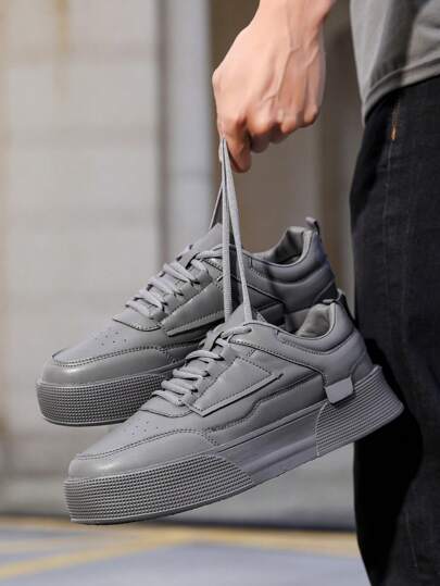 2024 New Thick Sole Elevated Sports Sneakers For Men, Spring Summer Casual Shoes