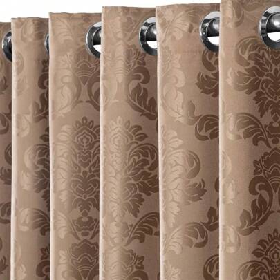 Cortina Jacquard Semi Blackout 2,00x1,80 Janela Sala E Quarto