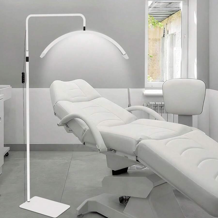 Eyelash Extension Lamp, Salon SPA Specific, Tattoo Lamp, LED Embroidered Beauty Nail Lamp, Nail Beauty Studio Backdrop, Three Color Adjustable Light With Remote Control - 美規A型插(110-127V) - 查看 1