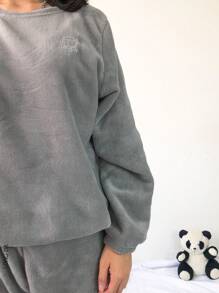 Conjunto de pijama para el hogar afelpada