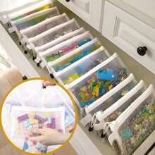 Baby Room Toy Storage Bag, Block Storage Bag, Puzzle Toy Sorting And Organizing Magic Bag, Mesh Bag Zipper Bag, Outing Toiletries Storage Bag Love Valentine - Multicolor - View 1