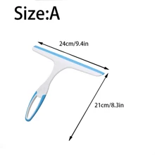 1pc Shower Squeegee, Glass Window Scraper, Window Cleaning Tool, Home Window Cleaner, Car Windshield Wiper, Bathroom Cleaning Accessories - Multicolor - View 4