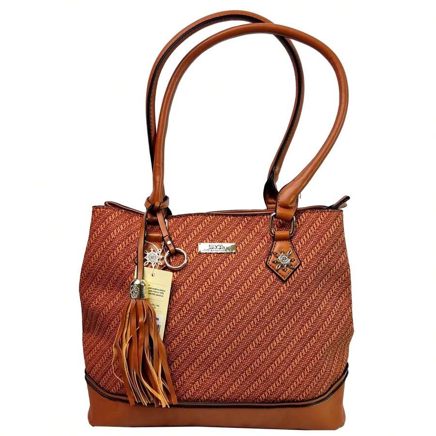 Bolsa Sys Feminina Média Trança Alça e Tiracolo Mod. 9355