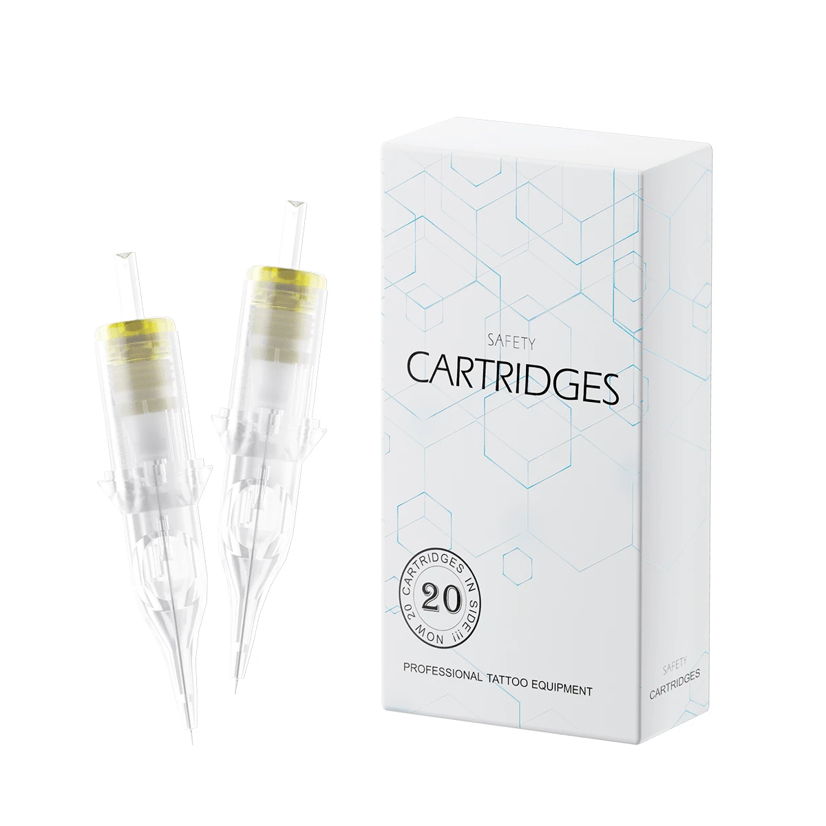 20 Pieces - RS Type & Permanent Makeup Tattoo Cartridge Needles - Tattoo Machine Supplies - Suitable For Many Young People And Tattoo Masters - Multicolor - View 1