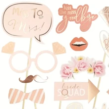 25 pièces Accessoires amusants et créatifs pour photomaton de future mariée pour mariages, fiançailles et enterrements de vie de jeune fille - parfaits pour ajouter une touche festive à votre célébration ! Noël