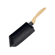 Sarten De Cocina Cuadrados Antiadherentes De Aluminio Fundido A Presión Cocina Para Freír Por Inducción Tamagoyaki - Negro - Ver 4
