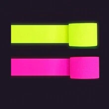 2/4/8/12pcs, 1000inch/Roll UV Neon Streamers Crepe Paper Glow Party Supplies And Decorations Fluorescent Neon Garland Paper Streamers Glow In The Dark Streamers Blacklight Party Decorations - For Wedding, Birthday, Neon Party, Carnival Party, Prom Dance, Party Photography, Back To School Valentine Day