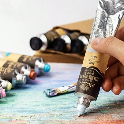1.69oz/Tube Advanced Gray And Gray Professional Oil Paints - All Colors - Artist Quality Pigments For Canvas Painting - Good Coverage And Tinting Strength - Ideal For Beginners And Adult Gifts(New And Old Packaging Will Be Randomly Shipped),Back To School Essentials,Creative Gift For Thanksgiving, Christmas, Birthday Halloween Decoration Back To School,Back To School,School Supplies