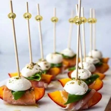 700 pièces/200 pièces/100 pièces/50 pièces/10 pièces Brochettes/bâtonnets en bambou jetables. Design de perles créatif, convient pour la cuisine, la table à manger et les fêtes, la cuisine, comme cadeau de Noël