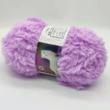 1 卷（30 米）人造水貂毛粗纱，适用于 DIY 工艺品，如娃娃、包包、毛衣、毯子、人造毛绒粗纱，每件 50 克 - 彩色 - 查看 26