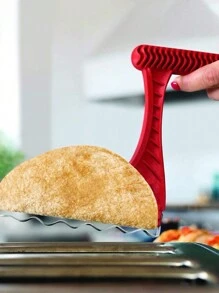 1 peça Tostador de Taco, Fabricante de Pão Achatado Mexicano para Tortilla de Milho, Ferramenta de Assar Pão - vermelho - Visão 7