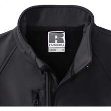 Russell Mens Water Resistant & Windproof Softshell Jacket (Black) - Black - View 4