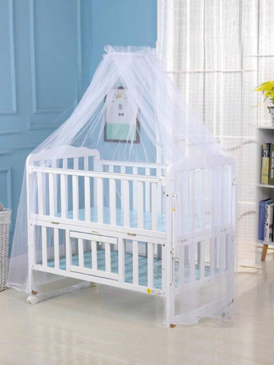 1pc Children's Baby Bed Canopy Mosquito Net, Palace Style Round Dome