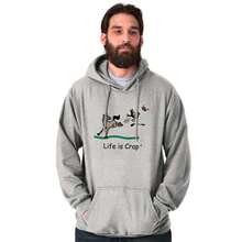 Racing Horse Buck Kicking Pony Jockey Hoodie Hooded Sweatshirt Men - Màu xám thể thao - Xem 1