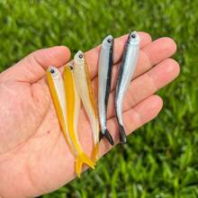 5pcs Handmade Lifelike Fishing Lure Soft Bait Lures - Multicolor - View 2