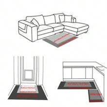 1/2 Chiếc Dày 0.47 Inch/1.2 Cm Thảm Trâu Tuyết Đen Và Đỏ Kẻ Sọc Ông Già Noel Giáng Sinh Thảm Nhà Bếp, Thảm Trải Sàn Mùa Đông, Đồ Trang Trí Giáng Sinh Vui Vẻ Cho Nhà Bếp Gia Đình, Trang Trí Nhà Cửa, Trang Trí Giáng Sinh, Đồ Dùng Tiệc - Nhiều màu - Xem 4