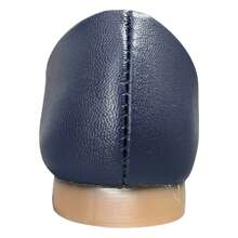 Flats Para Dama Balerina de Piel Sintetica Liso Zapatos de Varios Colores - Azul Marino - Ver 6