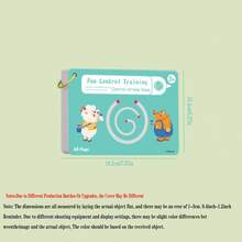 Pen Control Training Kindergarten Children Pen Dribbling Training Erasable Early Learning Basic Fun Practice Cards Safe And Healthy Soy Ink Learning Supplies Christmas Gifts - Multicolor - View 9