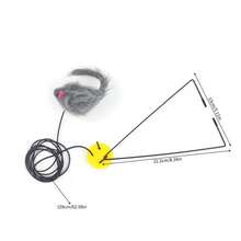 Interactive Cat Toy Cats Mouse Toys Hanging Door Retractable Plaything Funny Self-Hey Kitten Scratch Rope Mouse Toy Pet Products - Multicolor - View 9