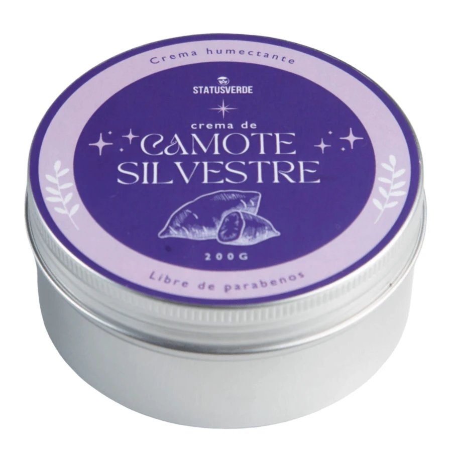 Crema MENOPAUSIA de Camote Silvestre 200g STATUS VERDE - Lila Púrpura - Ver 1