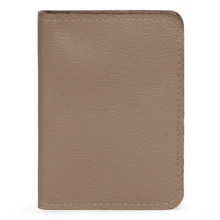 Men's Compact Wallet Leather Man Various Colors - Màu be - Xem 3