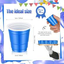 20/50 piezas Vasos de chupito de plástico de 2 onzas, mini vasos desechables de 2 onzas para bodas, fiestas de graduación, cata de cervezas, aperitivos (multicolor), Navidad
