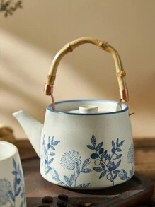 DearDali 一套450毫升复古日式手绘可重复使用冷泡茶壶，家用茶具套装，斋月礼物