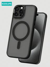 Funda protectora de carga inalámbrica magnética Koolife compatible con Apple 17 ProMax, textura amigable con la piel, visual misterioso mate neblinoso, antideslizante y anti caídas, material de 2 en 1 pieza+TPU, compatible con iPhone 17 ProMax/ 17/ 17 Pro/ 17 Air/16/16 Pro/16 Plus/16 ProMax/11/11 Pro/11 ProMax/12/12 Pro/12 ProMax/13/13 Pro/13 ProMax/14/14 Plus/14 Pro/14 ProMax/15/15 Pro/15 Plus/15 ProMax, S25 Ultra/24 Plus/23/22