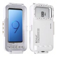 Vỏ lặn chống nước PULUZ 45m/147ft Ảnh quay video Vỏ vỏ dưới nước Tương thích với điện thoại thông minh 15 Series, Galaxy, Android có cổng Type-C (Màu trắng) - trắng - Xem 13