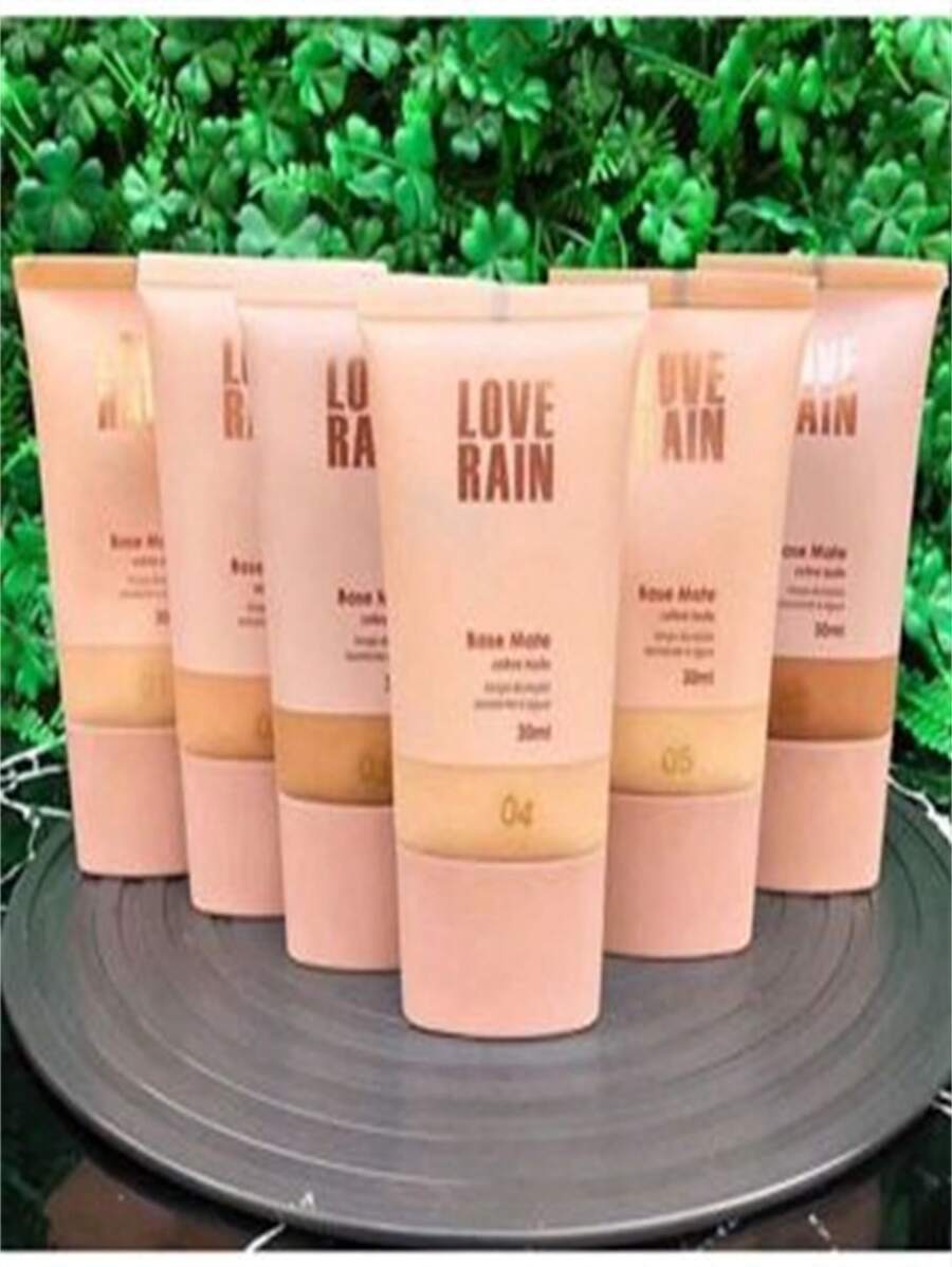 Love Rain Matte Liquid Foundation High Coverage Waterproof - 02 Beige - 查看 1