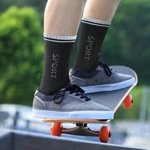 5 Pairs,Men's Cushioned Crew Socks Basic Tube Socks Padded Work Socks Training Athletic Socks - White - View 5