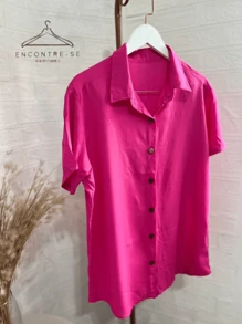 Women Blouses - Màu Hồng Tươi - Xem 9