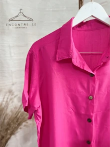 Women Blouses - Màu Hồng Tươi - Xem 10
