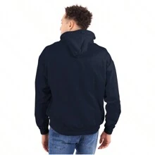 Seek First The Kingdom Of God Quote Hoodie Sweatshirt Men - Navy - View 2