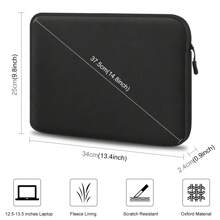 Puluz Étui pour ordinateur portable HAWEEL, sac porte-documents zippé pour ordinateur portable
