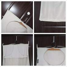 Over Door Hanging Laundry Hamper Bag Collapsible Mesh Heavy Duty Clothes Storage - 彩色 - 查看 3